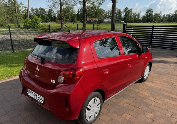 Mitsubishi Space Star cena 42500 przebieg: 11831, rok produkcji 2021 z Zbąszyń małe 29